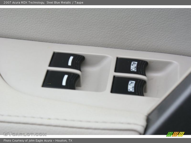 Steel Blue Metallic / Taupe 2007 Acura MDX Technology