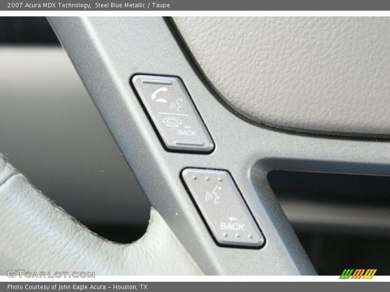 Steel Blue Metallic / Taupe 2007 Acura MDX Technology