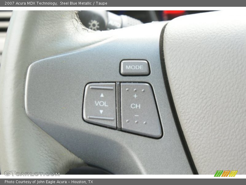 Steel Blue Metallic / Taupe 2007 Acura MDX Technology