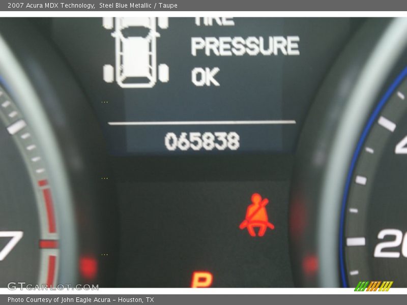 Steel Blue Metallic / Taupe 2007 Acura MDX Technology