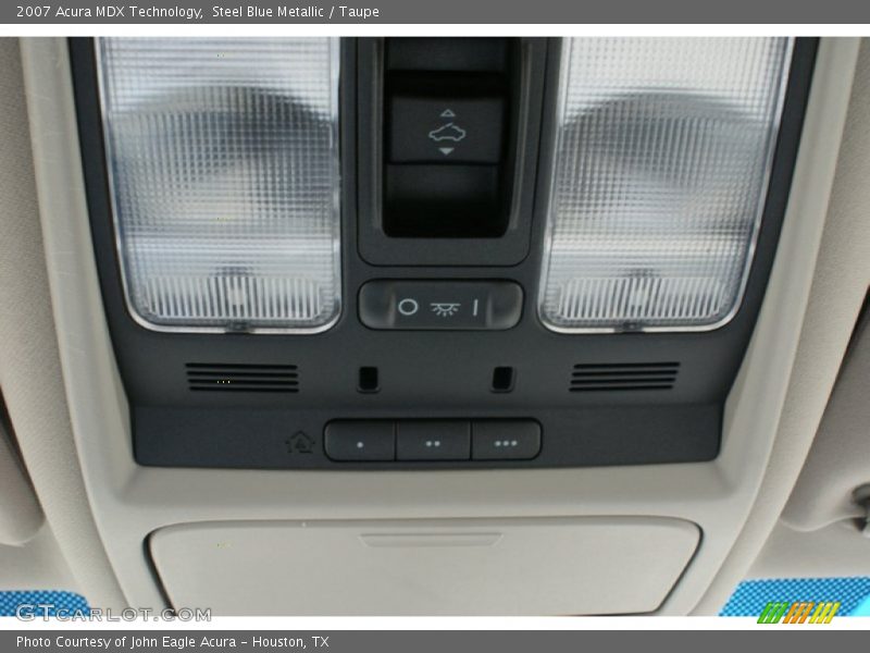 Steel Blue Metallic / Taupe 2007 Acura MDX Technology