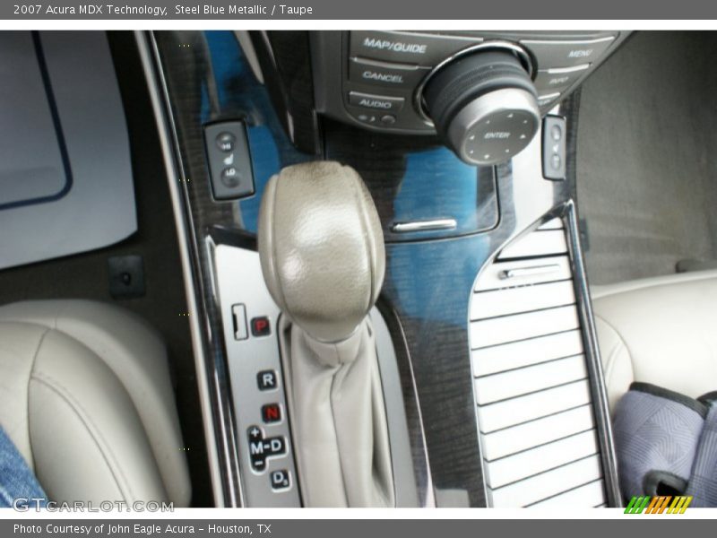 Steel Blue Metallic / Taupe 2007 Acura MDX Technology