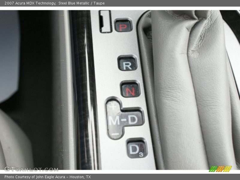 Steel Blue Metallic / Taupe 2007 Acura MDX Technology