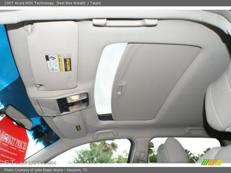 Steel Blue Metallic / Taupe 2007 Acura MDX Technology
