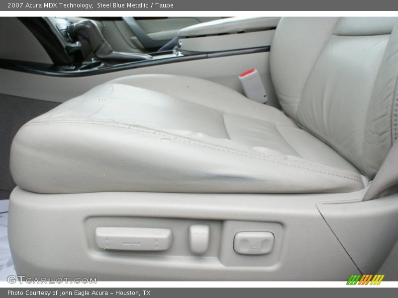Steel Blue Metallic / Taupe 2007 Acura MDX Technology