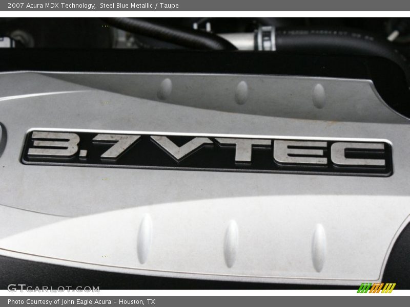 Steel Blue Metallic / Taupe 2007 Acura MDX Technology