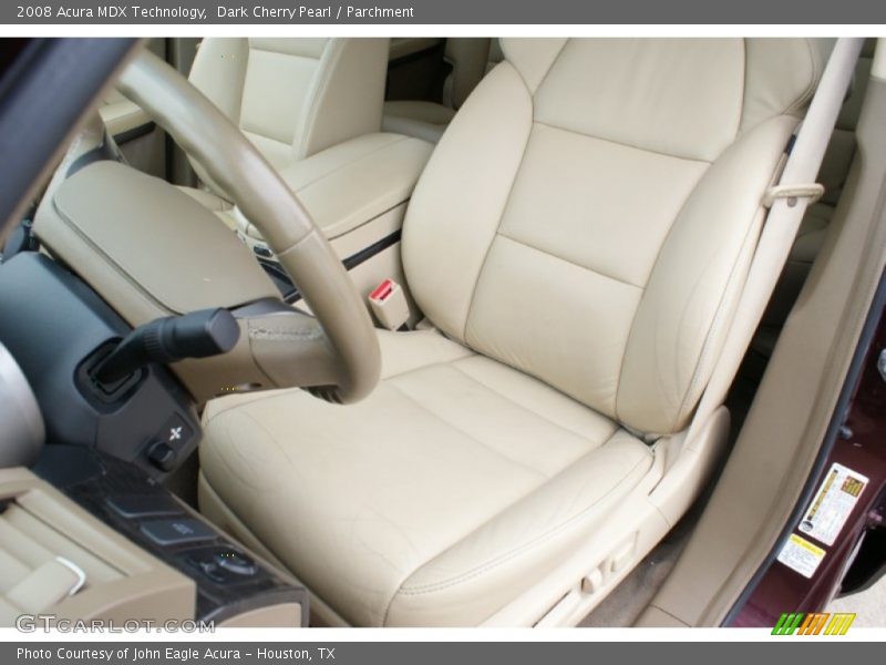 Dark Cherry Pearl / Parchment 2008 Acura MDX Technology