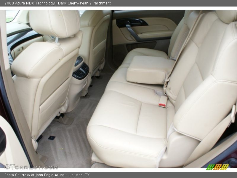 Rear Seat of 2008 MDX Technology