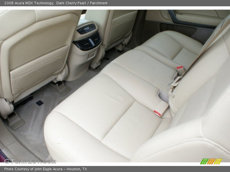 Rear Seat of 2008 MDX Technology