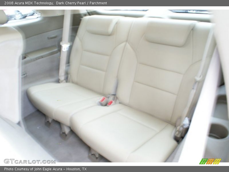 Dark Cherry Pearl / Parchment 2008 Acura MDX Technology