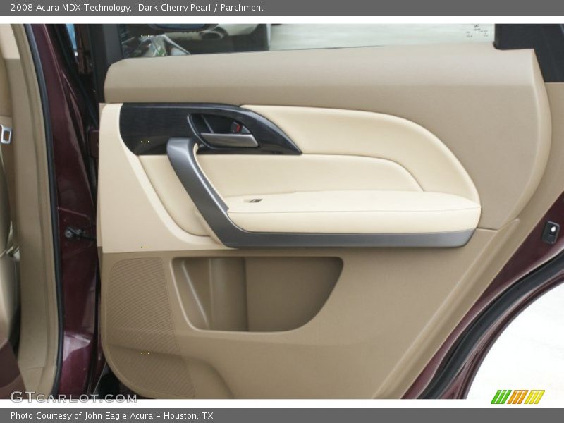 Dark Cherry Pearl / Parchment 2008 Acura MDX Technology