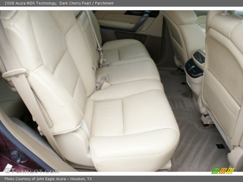 Dark Cherry Pearl / Parchment 2008 Acura MDX Technology