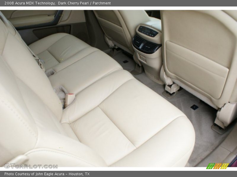 Dark Cherry Pearl / Parchment 2008 Acura MDX Technology