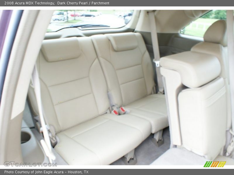 Dark Cherry Pearl / Parchment 2008 Acura MDX Technology