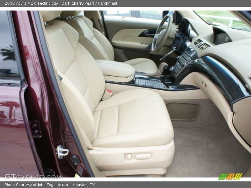 Front Seat of 2008 MDX Technology