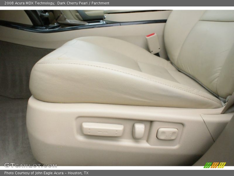 Dark Cherry Pearl / Parchment 2008 Acura MDX Technology