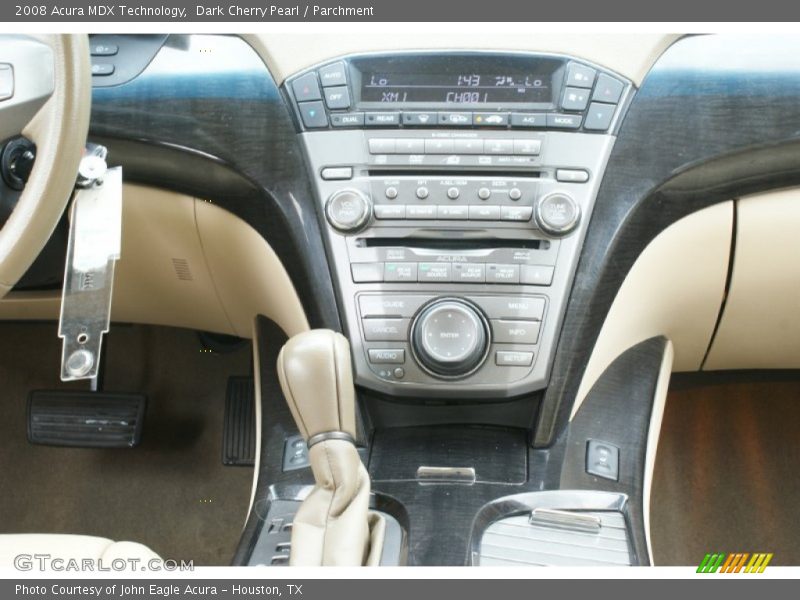 Dark Cherry Pearl / Parchment 2008 Acura MDX Technology