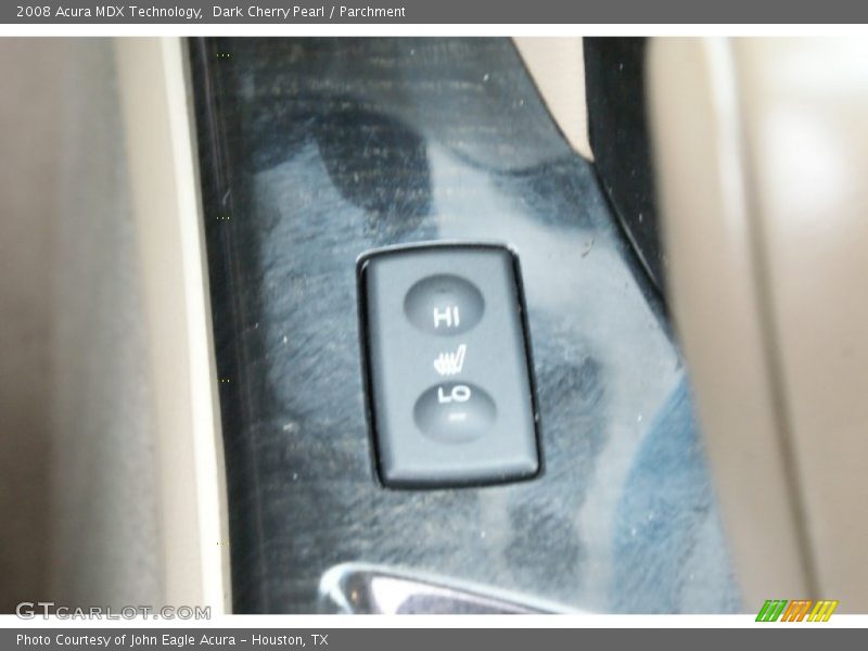 Dark Cherry Pearl / Parchment 2008 Acura MDX Technology