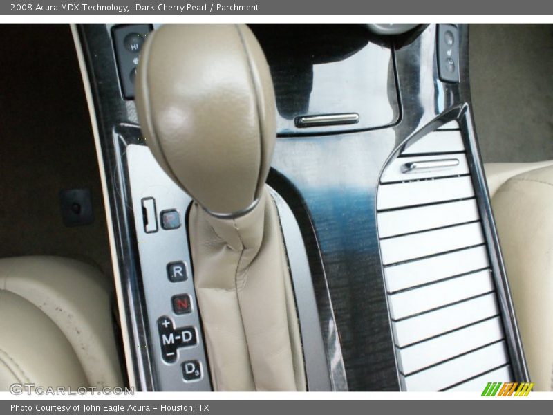 Dark Cherry Pearl / Parchment 2008 Acura MDX Technology