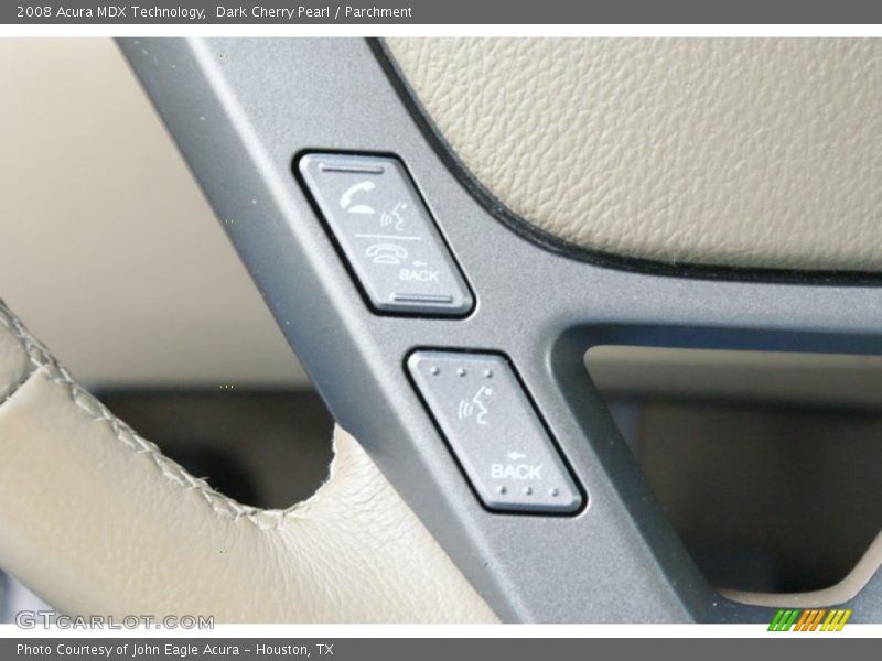 Dark Cherry Pearl / Parchment 2008 Acura MDX Technology