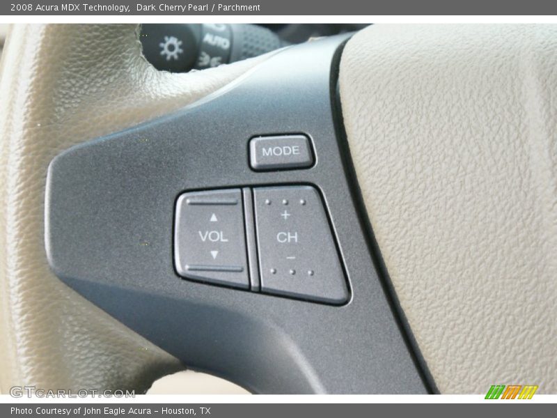 Dark Cherry Pearl / Parchment 2008 Acura MDX Technology