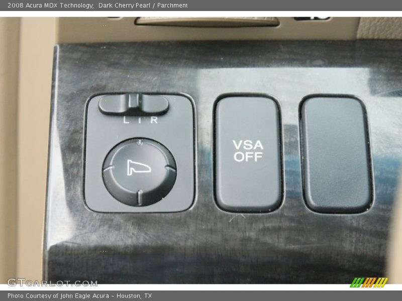Dark Cherry Pearl / Parchment 2008 Acura MDX Technology