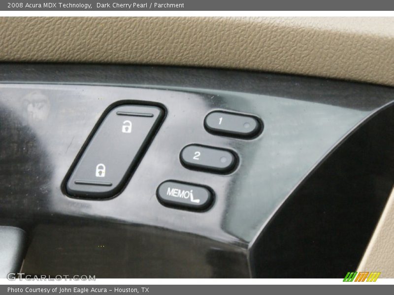 Dark Cherry Pearl / Parchment 2008 Acura MDX Technology