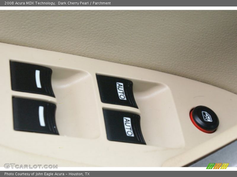 Dark Cherry Pearl / Parchment 2008 Acura MDX Technology