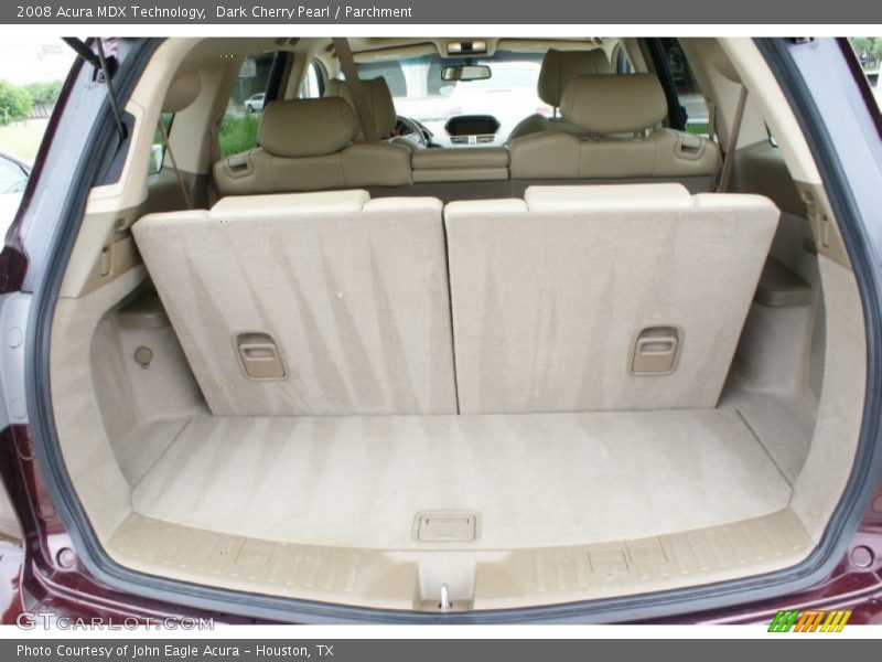 Dark Cherry Pearl / Parchment 2008 Acura MDX Technology