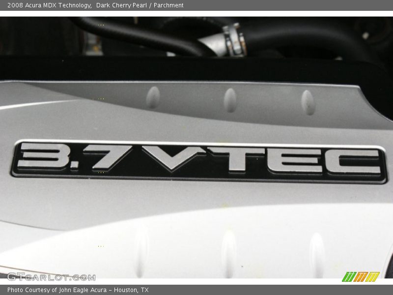 Dark Cherry Pearl / Parchment 2008 Acura MDX Technology