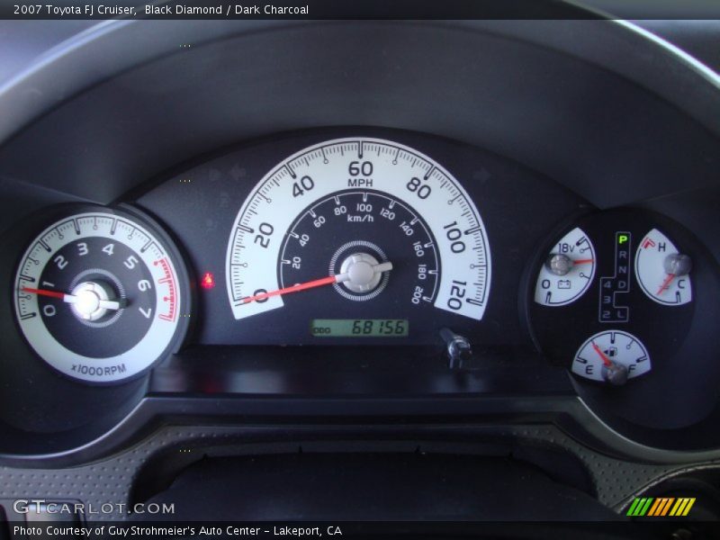 Black Diamond / Dark Charcoal 2007 Toyota FJ Cruiser