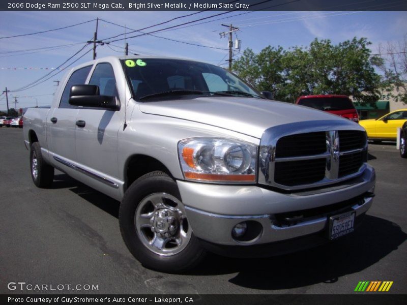 Bright Silver Metallic / Medium Slate Gray 2006 Dodge Ram 2500 SLT Mega Cab