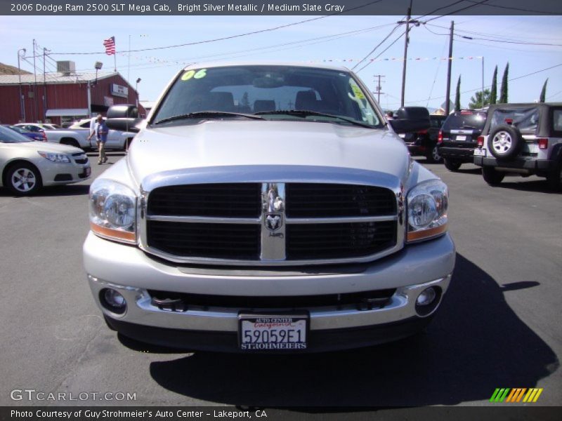 Bright Silver Metallic / Medium Slate Gray 2006 Dodge Ram 2500 SLT Mega Cab