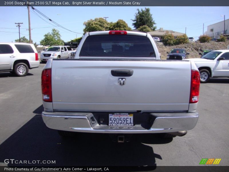 Bright Silver Metallic / Medium Slate Gray 2006 Dodge Ram 2500 SLT Mega Cab