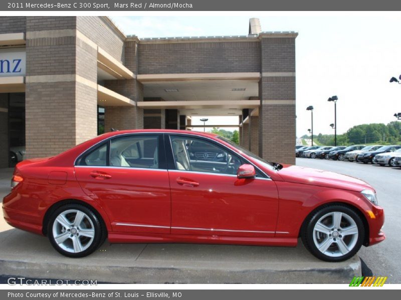 Mars Red / Almond/Mocha 2011 Mercedes-Benz C 300 Sport
