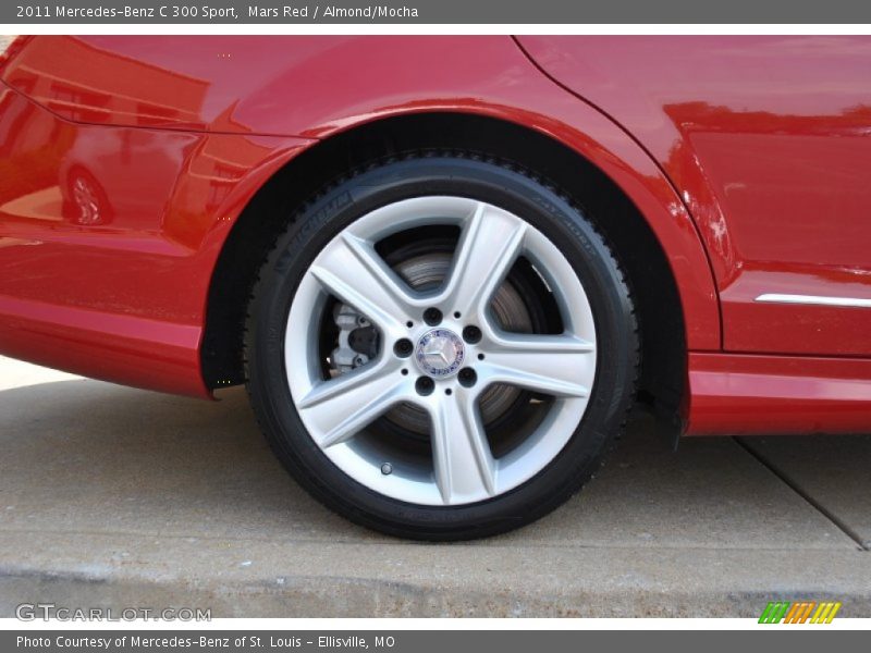 Mars Red / Almond/Mocha 2011 Mercedes-Benz C 300 Sport
