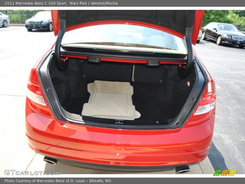Mars Red / Almond/Mocha 2011 Mercedes-Benz C 300 Sport