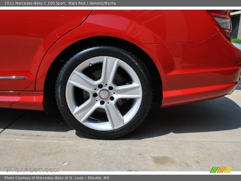 Mars Red / Almond/Mocha 2011 Mercedes-Benz C 300 Sport