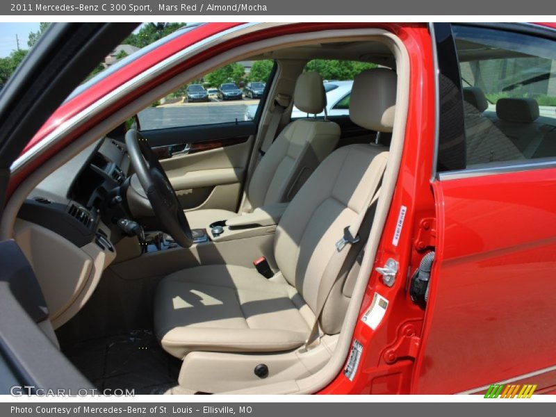 Mars Red / Almond/Mocha 2011 Mercedes-Benz C 300 Sport