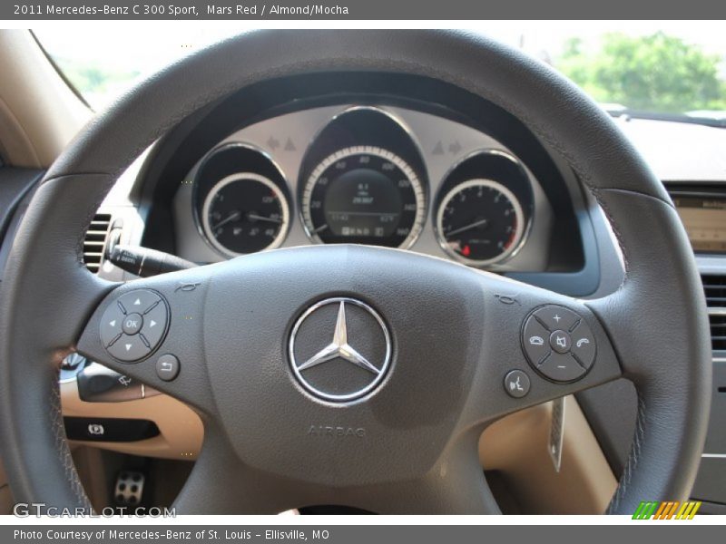Mars Red / Almond/Mocha 2011 Mercedes-Benz C 300 Sport