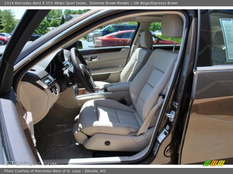 Dolomite Brown Metallic / Silk Beige/Espresso Brown 2014 Mercedes-Benz E 350 4Matic Sport Sedan