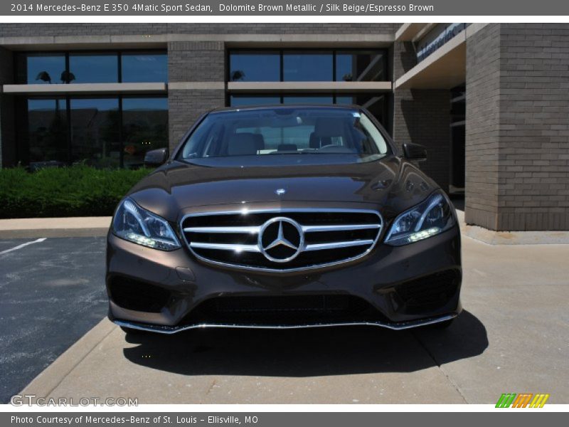 Dolomite Brown Metallic / Silk Beige/Espresso Brown 2014 Mercedes-Benz E 350 4Matic Sport Sedan