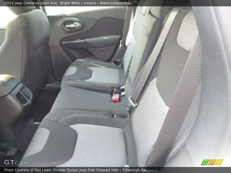 Bright White / Iceland - Black/Iceland Gray 2014 Jeep Cherokee Sport 4x4