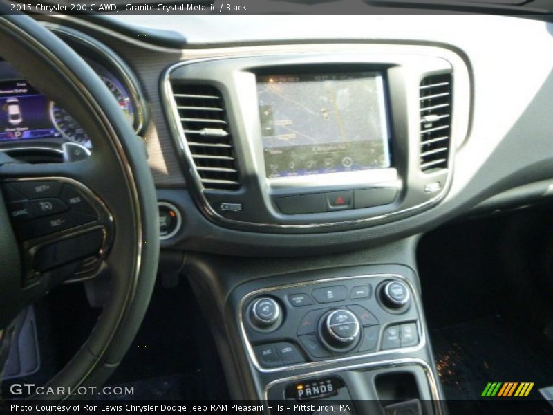 Granite Crystal Metallic / Black 2015 Chrysler 200 C AWD