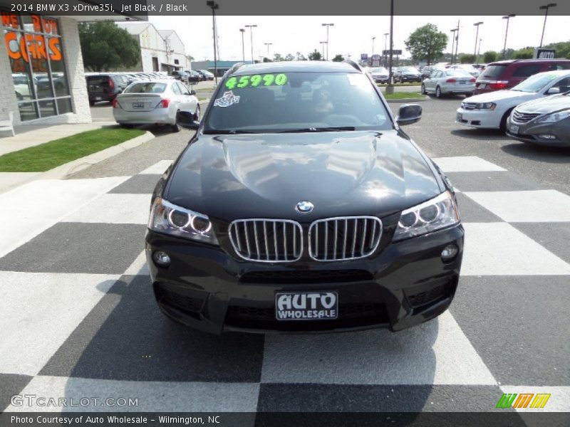 Jet Black / Black 2014 BMW X3 xDrive35i