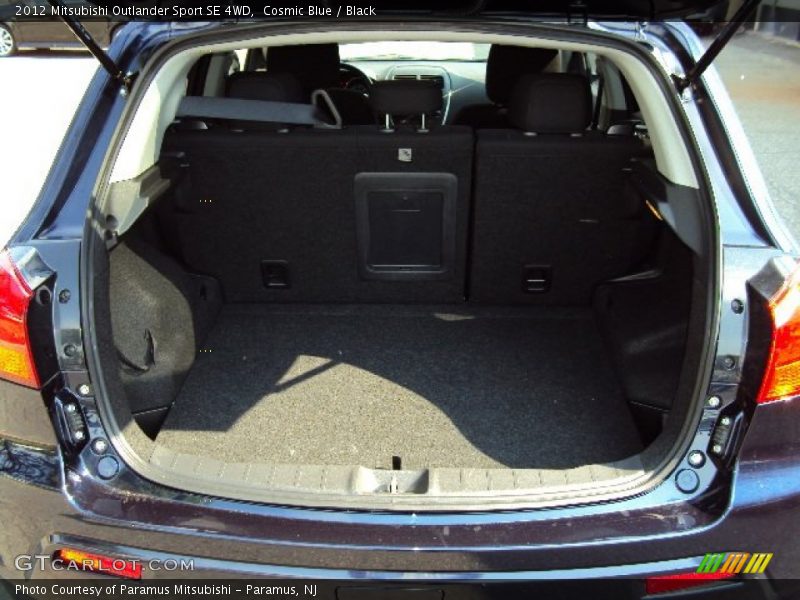 Cosmic Blue / Black 2012 Mitsubishi Outlander Sport SE 4WD