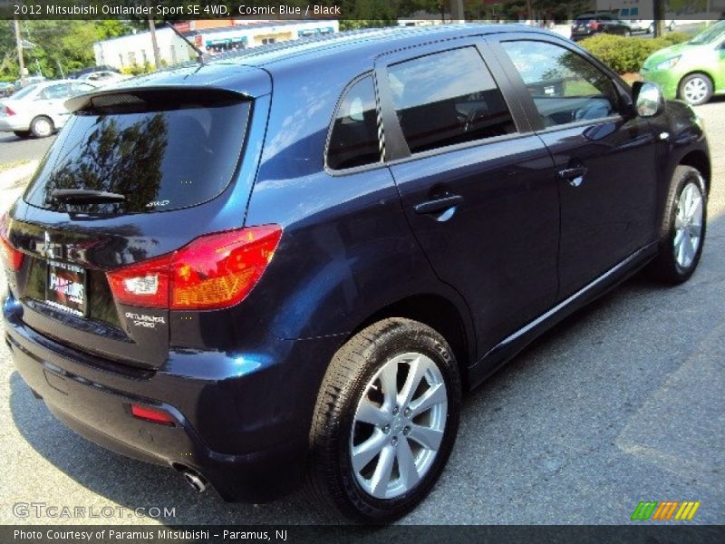Cosmic Blue / Black 2012 Mitsubishi Outlander Sport SE 4WD