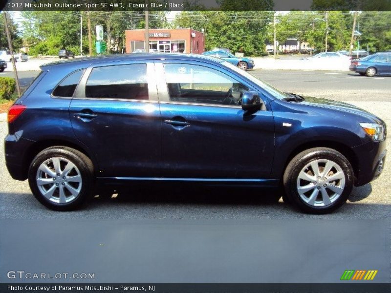 Cosmic Blue / Black 2012 Mitsubishi Outlander Sport SE 4WD