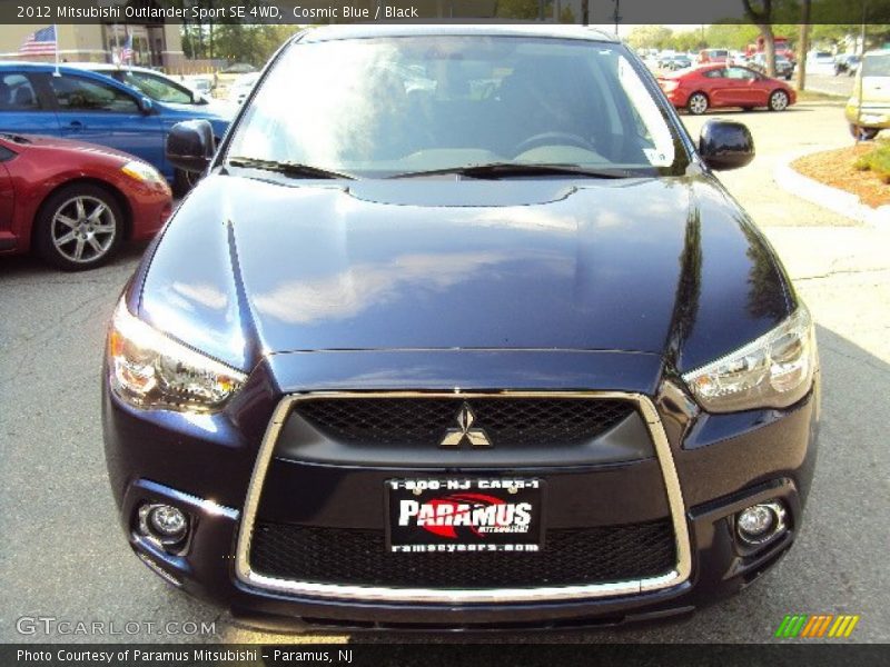 Cosmic Blue / Black 2012 Mitsubishi Outlander Sport SE 4WD