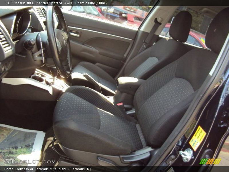 Cosmic Blue / Black 2012 Mitsubishi Outlander Sport SE 4WD